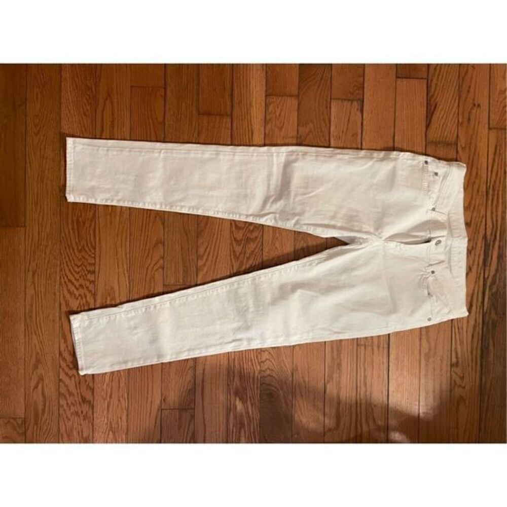 7 For All Mankind White Jeans (SZ 10)